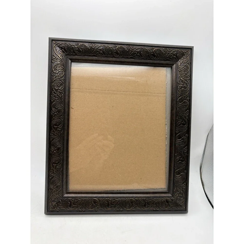 Ornate Bronze Scroll Picture Frame 8x10 Baroque Victorian Wall Decor